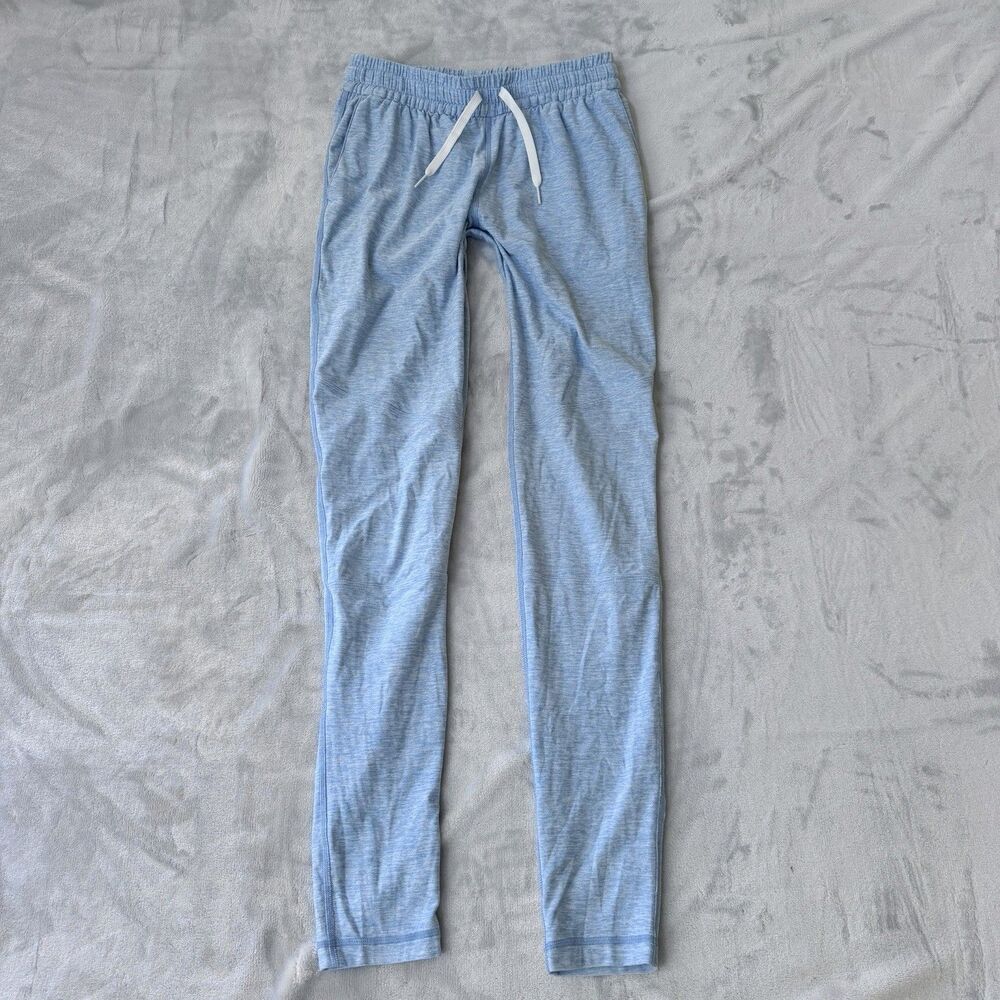 Outdoor Voices Women’s Cloudknit Sweatpant Heathered Light Blue Size XXS NWOT